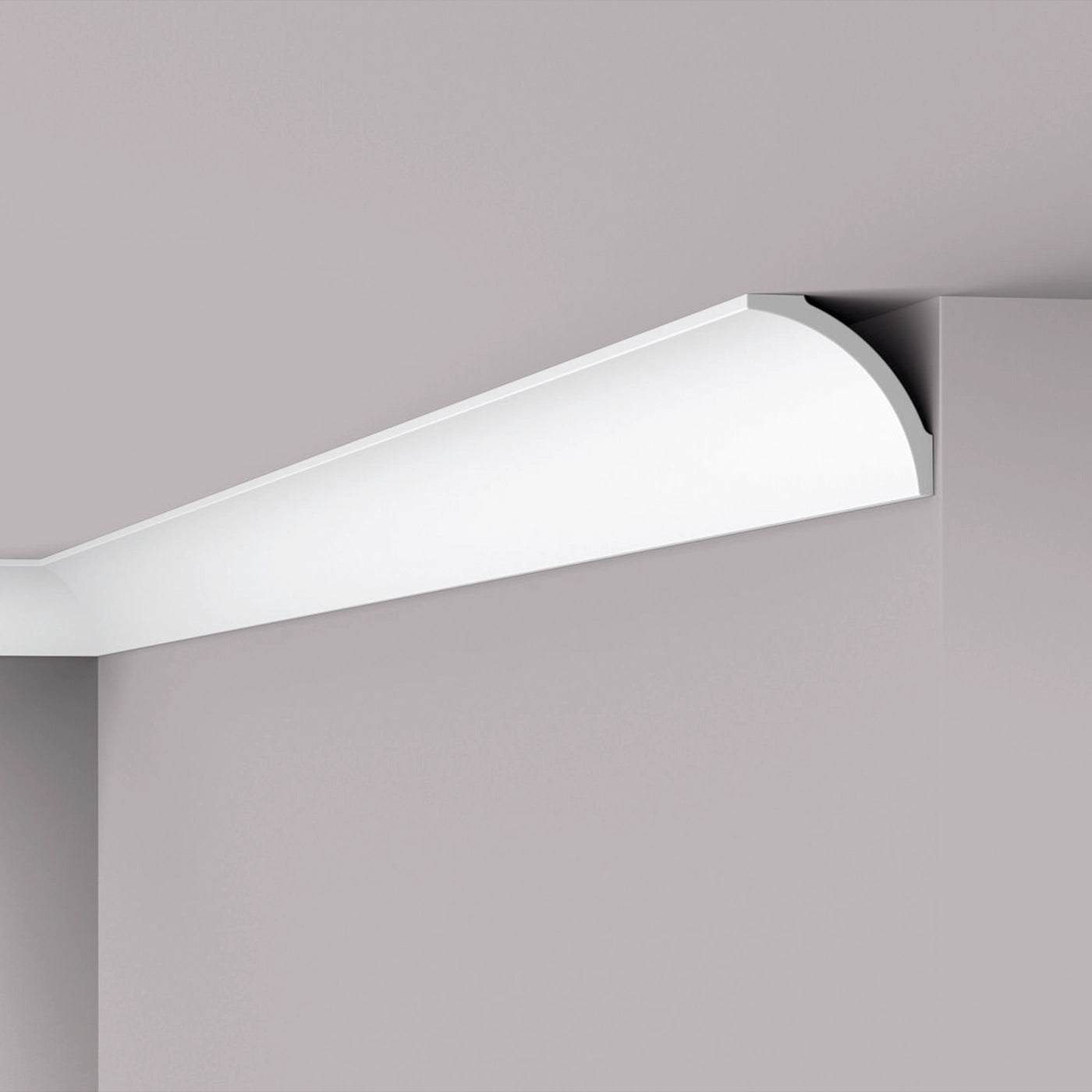 NOMASTYL® NMC 2m Ceiling Coving on plain wall and ceiling Decormania UK